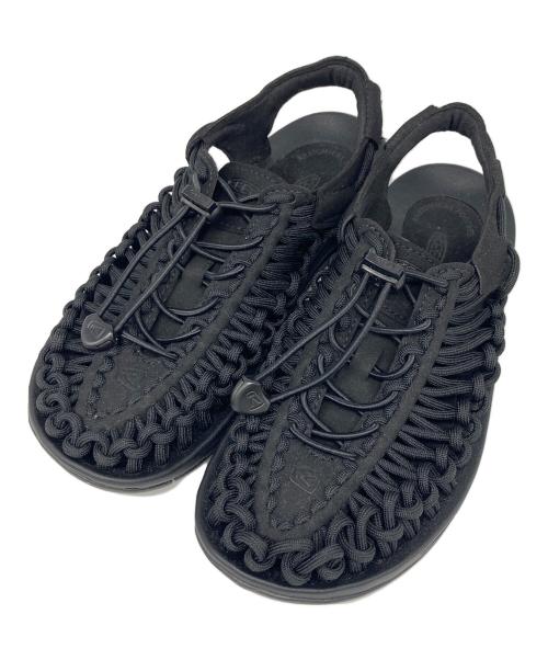 KEEN（キーン）KEEN (キーン) ユニークサンダル ブラック サイズ:23.5cmの古着・服飾アイテム