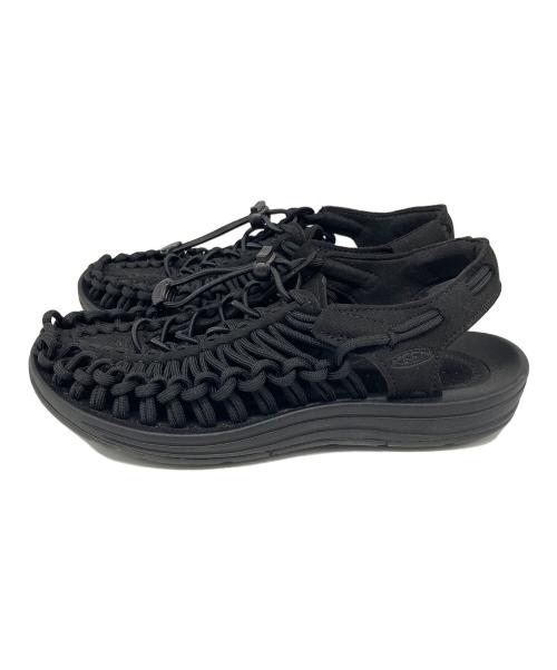 KEEN（キーン）KEEN (キーン) ユニークサンダル ブラック サイズ:23.5cmの古着・服飾アイテム