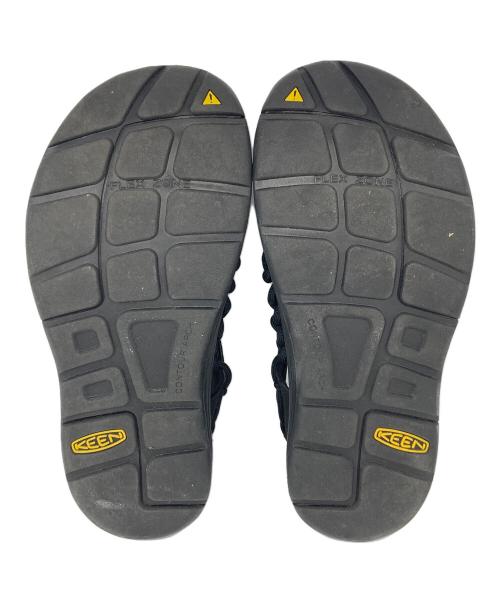 KEEN（キーン）KEEN (キーン) ユニークサンダル ブラック サイズ:23.5cmの古着・服飾アイテム