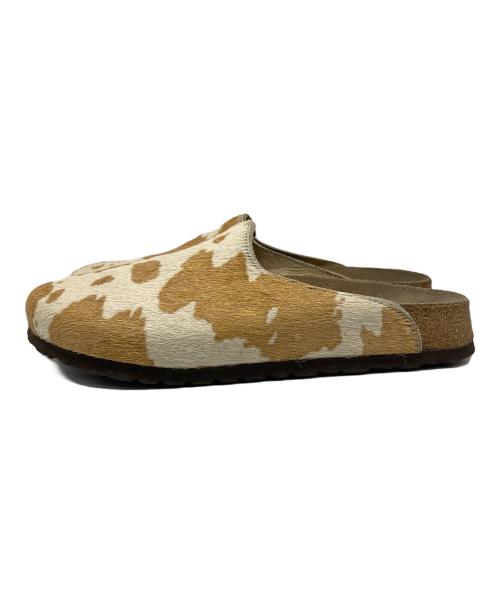 BIRKENSTOCK（ビルケンシュトック）BIRKENSTOCK (ビルケンシュトック) ビルキー ハラコ サンダル ベージュ サイズ:24cmの古着・服飾アイテム