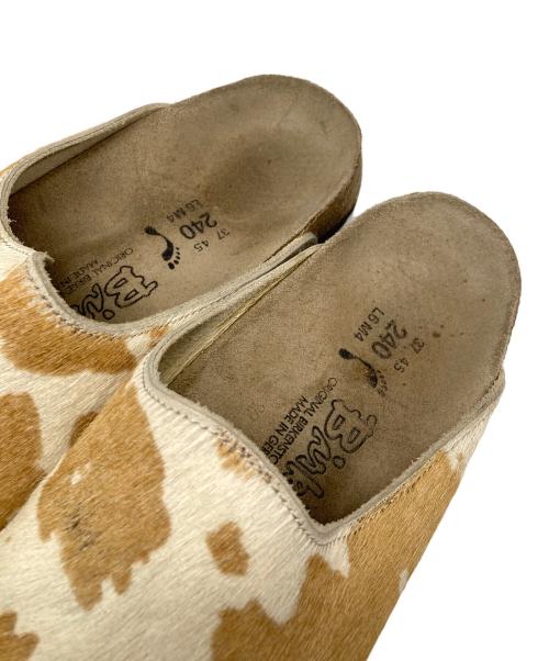 BIRKENSTOCK（ビルケンシュトック）BIRKENSTOCK (ビルケンシュトック) ビルキー ハラコ サンダル ベージュ サイズ:24cmの古着・服飾アイテム