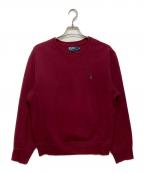 POLO RALPH LAURENポロ・ラルフローレン）の古着「裏起毛スウェット」｜レッド