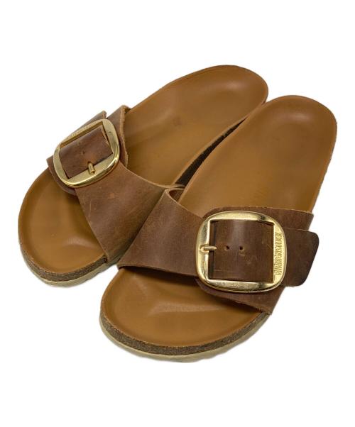 BIRKENSTOCK（ビルケンシュトック）BIRKENSTOCK (ビルケンシュトック) MADRID BIG BUCKLE ブラウン サイズ:23cmの古着・服飾アイテム