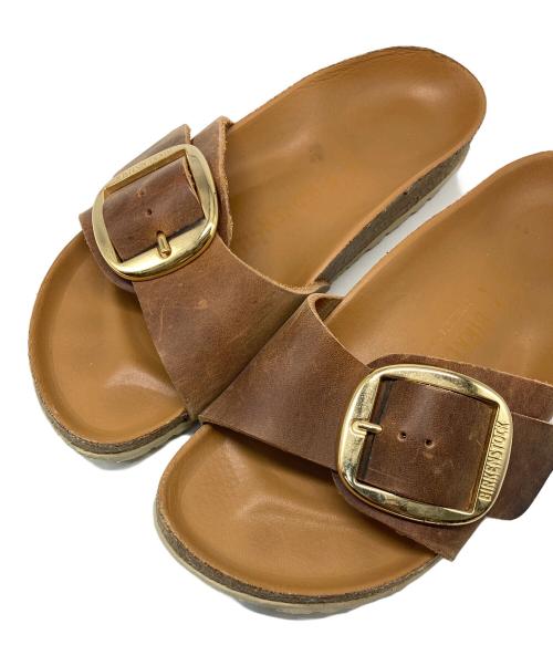 BIRKENSTOCK（ビルケンシュトック）BIRKENSTOCK (ビルケンシュトック) MADRID BIG BUCKLE ブラウン サイズ:23cmの古着・服飾アイテム