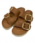 BIRKENSTOCKビルケンシュトック）の古着「アリゾナ ベルトサンダル」｜ブラウン