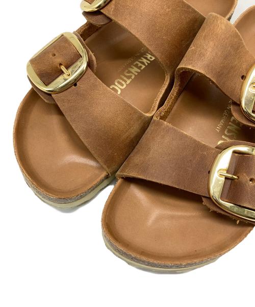 BIRKENSTOCK（ビルケンシュトック）BIRKENSTOCK (ビルケンシュトック) アリゾナ ベルトサンダル ブラウン サイズ:23の古着・服飾アイテム