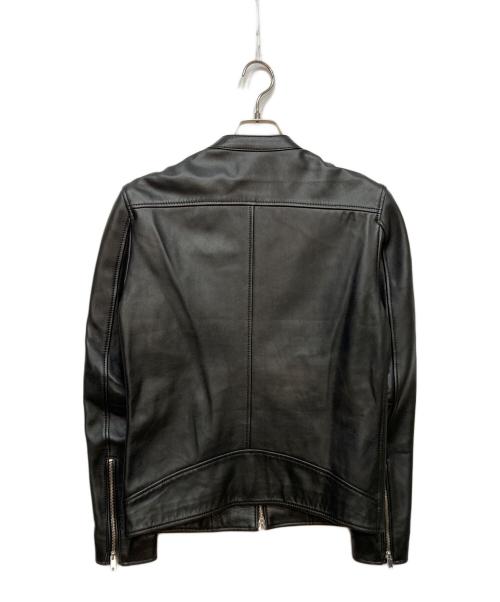 UNITED TOKYO（ユナイテッドトーキョー）UNITED TOKYO (ユナイテッドトーキョー) ラムレザーシングルライダースジャケット ブラック サイズ:2の古着・服飾アイテム