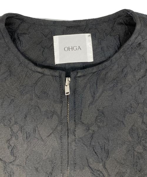 OHGA（オオガ）OHGA (オオガ) フラワージャケット ブラウス OHGA-8031 ブラック サイズ:Fの古着・服飾アイテム