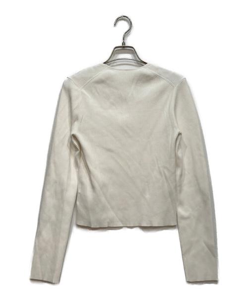 Noble（ノーブル）Noble (ノーブル) デコルテニット ホワイト サイズ:FREEの古着・服飾アイテム