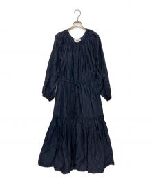 merlette（マーレット）の古着「ALLEGRA DRESS」｜ネイビー