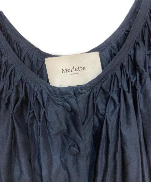 merlette（マーレット）merlette (マーレット) ALLEGRA DRESS ネイビー サイズ:ＸＳの古着・服飾アイテム