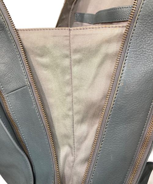 MOTHERHOUSE（マザーハウス）MOTHERHOUSE (マザーハウス) Kazematou レザーリュック ネイビー サイズ:サイズ詳細参照の古着・服飾アイテム