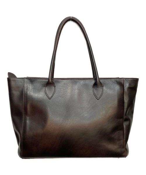 MOTHERHOUSE（マザーハウス）MOTHERHOUSE (マザーハウス) Antique Career Tote ブラウン サイズ:サイズ詳細参照の古着・服飾アイテム