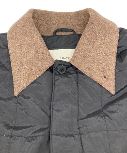 TODAYFUL（トゥデイフル）TODAYFUL (トゥデイフル) Soutiencollar Quilting Jacket / ステンカラーキルティングジャケット ブラック サイズ:38の古着・服飾アイテム