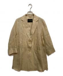 MACKINTOSH LONDON（マッキントッシュ ロンドン）の古着「シアー ラミー ジャケット」｜ベージュ