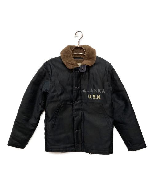 freewheelers（フリーホイーラーズ）freewheelers (フリーホイーラーズ) デッキジャケット ネイビー サイズ:38の古着・服飾アイテム