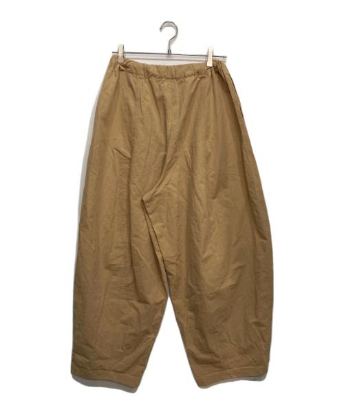 Curensology（カレンソロジー）Curensology (カレンソロジー) コットン リネン ドロスト パンツ ベージュ サイズ:Fの古着・服飾アイテム