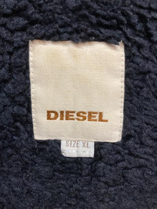 DIESEL（ディーゼル）DIESEL (ディーゼル) チェックボアブルゾン グリーン サイズ:XLの古着・服飾アイテム