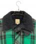 中古・古着 DIESEL (ディーゼル) チェックボアブルゾン グリーン サイズ:XL：6000円