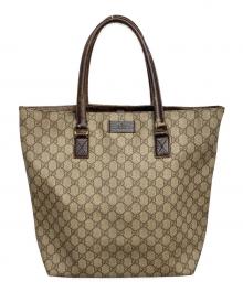 GUCCI（グッチ）の古着「GGスプリームトートバッグ」｜ベージュ