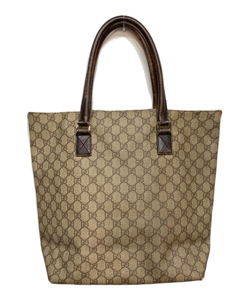GUCCI（グッチ）GUCCI (グッチ) GGスプリームトートバッグ ベージュの古着・服飾アイテム