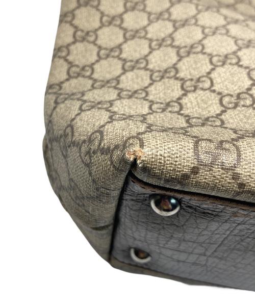 GUCCI（グッチ）GUCCI (グッチ) GGスプリームトートバッグ ベージュの古着・服飾アイテム