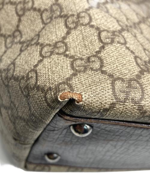GUCCI（グッチ）GUCCI (グッチ) GGスプリームトートバッグ ベージュの古着・服飾アイテム
