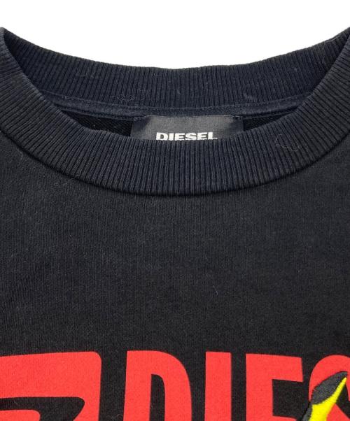 DIESEL（ディーゼル）DIESEL (ディーゼル) スウェット ブラック サイズ:XXLの古着・服飾アイテム