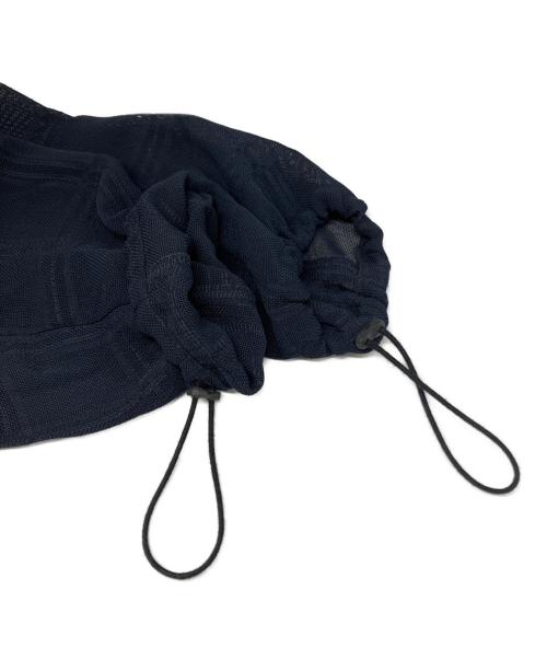 BACCA（バッカ）BACCA (バッカ) レノウェーブ ブロック チェック チュニック ワンピース ネイビー サイズ:36の古着・服飾アイテム