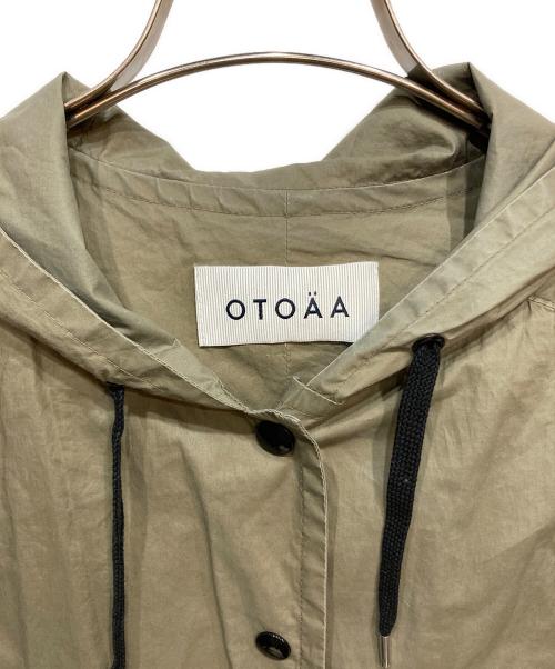 otoaa（オトアー）otoaa (オトアー) フーデッドコート カーキ サイズ:表記無しの古着・服飾アイテム