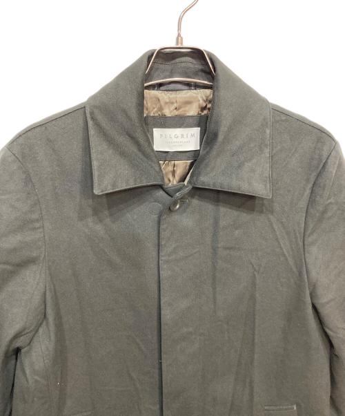 Pilgrim（ピルグリム）Pilgrim (ピルグリム) CABaN ウールギャバジントレンチコート グリーン サイズ:48の古着・服飾アイテム