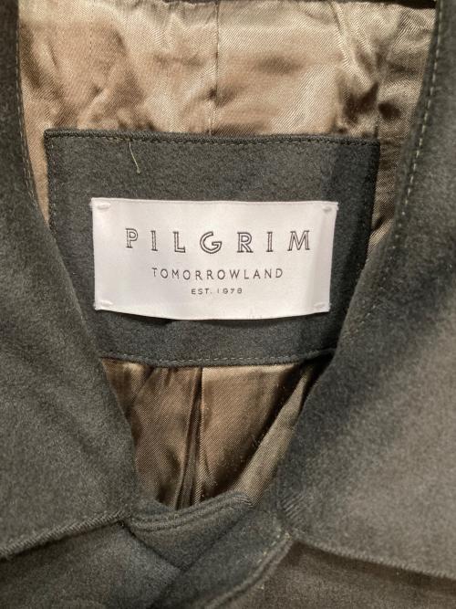 Pilgrim（ピルグリム）Pilgrim (ピルグリム) CABaN ウールギャバジントレンチコート グリーン サイズ:48の古着・服飾アイテム