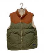 Patagoniaパタゴニア）の古着「Reversible Bivy Down Vest」｜グリーン