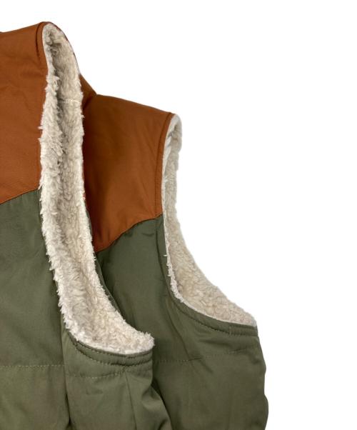 Patagonia（パタゴニア）Patagonia (パタゴニア) Reversible Bivy Down Vest グリーン サイズ:Mの古着・服飾アイテム