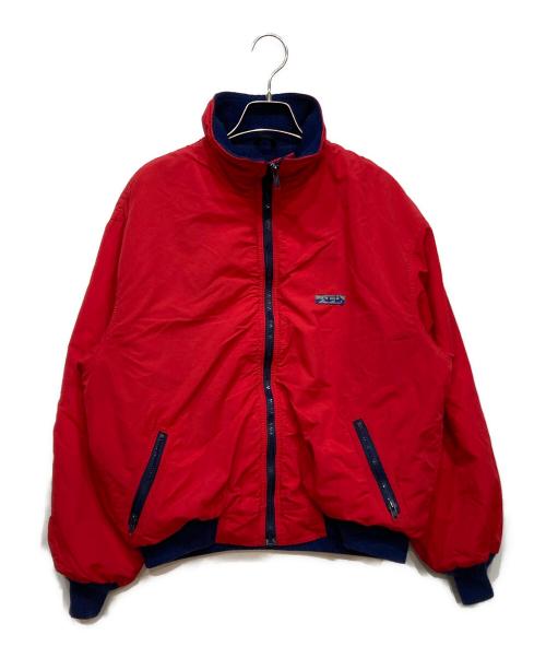 Eddie Bauer（エディーバウアー）Eddie Bauer (エディーバウアー) ウォームアップ ジャケット レッド サイズ:Lの古着・服飾アイテム