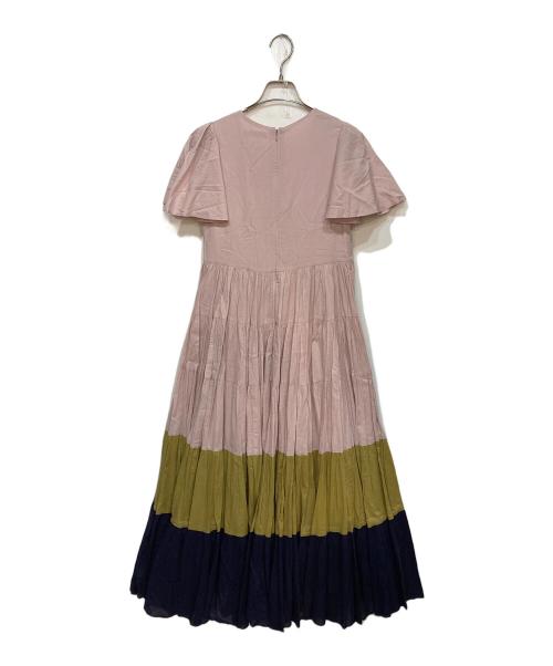 MARIHA（マリハ）MARIHA (マリハ) エンジェルカラーブロッキングティアードワンピース マルチカラー サイズ:36の古着・服飾アイテム