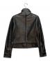 HELMUT LANG (ヘルムートラング) ラムスキンレザージャケット ブラック サイズ:ＸＳ：15000円
