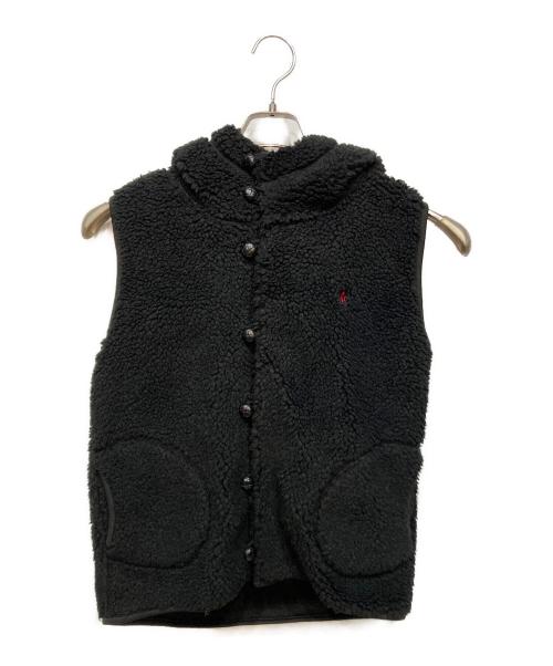 Gymphlex（ジムフレックス）Gymphlex (ジムフレックス) ボアベスト ブラック サイズ:14の古着・服飾アイテム