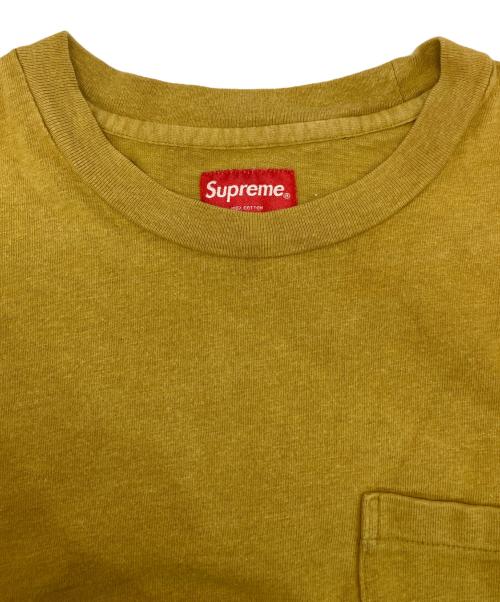 SUPREME（シュプリーム）SUPREME (シュプリーム) ポケットTシャツ イエロー サイズ:Mの古着・服飾アイテム