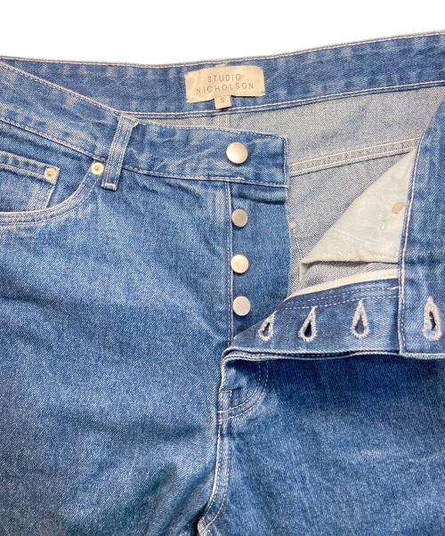 STUDIO NICHOLSON（スタジオ ニコルソン）STUDIO NICHOLSON (スタジオ ニコルソン) 14OZ REGEN DENIM BEACH FADE インディゴ サイズ:Sの古着・服飾アイテム