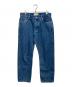 STUDIO NICHOLSON（スタジオ ニコルソン）の古着「14OZ REGEN DENIM BEACH FADE」｜インディゴ