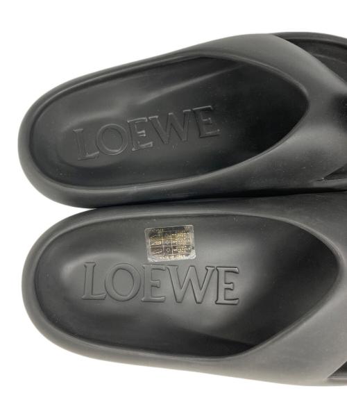 LOEWE（ロエベ）LOEWE (ロエベ) ペブルサンダル ブラック サイズ:41の古着・服飾アイテム