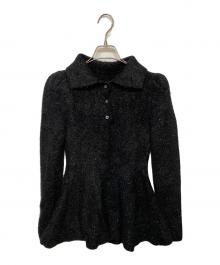 Bibiy.（ビビィ）の古着「LISA PEPURAMU KNIT」｜ブラック