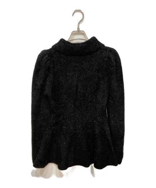 Bibiy.（ビビィ）Bibiy. (ビビィ) LISA PEPURAMU KNIT ブラック サイズ:FREEの古着・服飾アイテム
