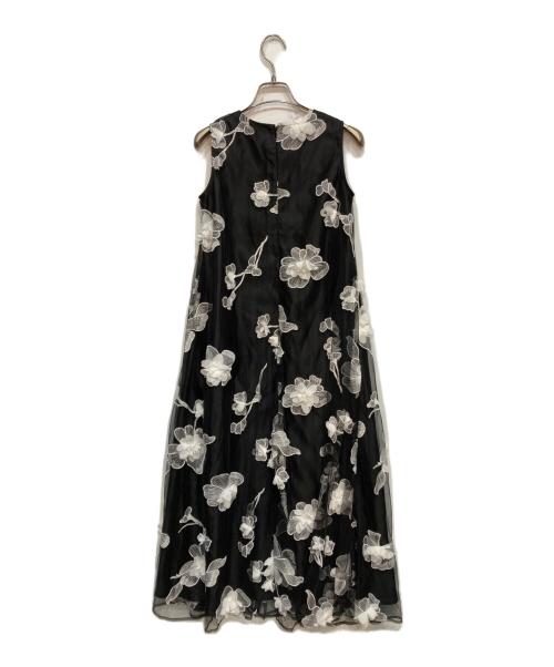 acka（エーシーケーエー）acka (エーシーケーエー) floral long dress ブラック サイズ:1 未使用品の古着・服飾アイテム