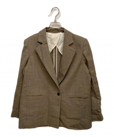 未使用タグ付き　MARNO Isabelle jacket 中古・古着通販】MARNO (マーノ) Isabelle jacket ブラウン サイズ