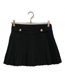 HER LIP TO（ハーリップトゥ）の古着「Vienna Pleated Mini Skirt」｜ブラック