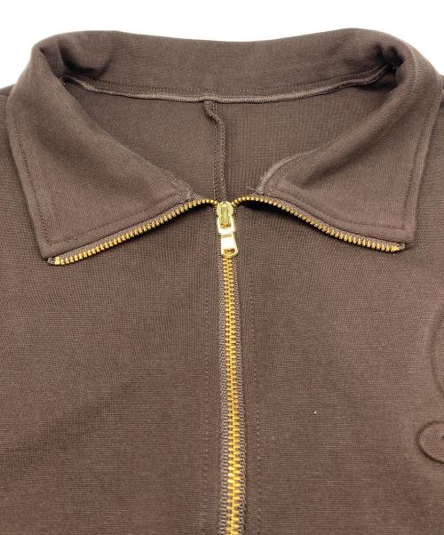 LOUNIE（ルーニー）LOUNIE (ルーニー) ハーフジップ カットソー & ロングスカート セットアップ ブラウン サイズ:38の古着・服飾アイテム