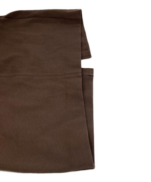 LOUNIE（ルーニー）LOUNIE (ルーニー) ハーフジップ カットソー & ロングスカート セットアップ ブラウン サイズ:38の古着・服飾アイテム