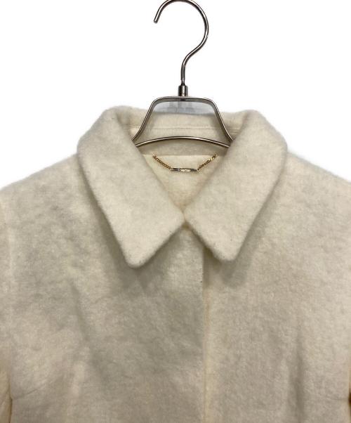 CELFORD（セルフォード）CELFORD (セルフォード) ステンカラーショートジャケット ホワイト サイズ:38の古着・服飾アイテム